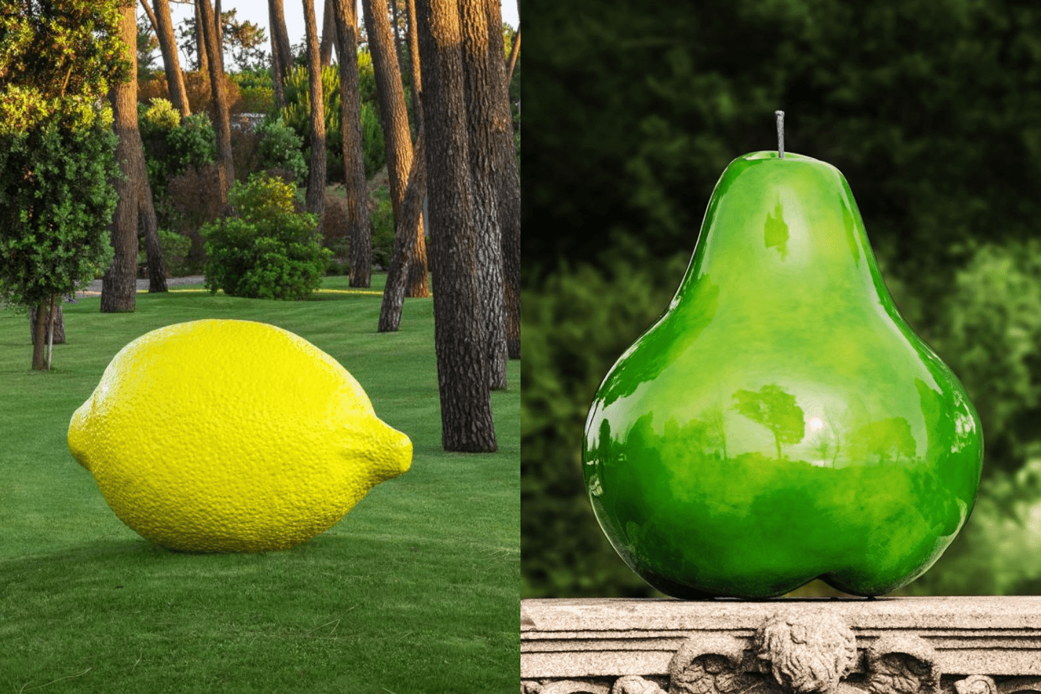 Socha Yellow Lemon | Green Pear | Lisa Pappon | Flera Gallery